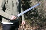 Hand Made / Sharpened Chinese barbarian sword - SW-403 CRACKED SCABBARD - BLADE IS PERFECT - Image 2