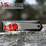 Masters Collection Flipper Assisted Opening Knife Devil Design - MC-A052S - Image 2