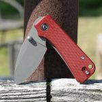 CIVIVI Baby Banter Thumb Stud Knife - Burgundy G10 Handle (2.34" Gray Stonewashed Nitro-V) C 19068S-6 - Image 8