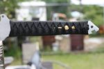 Hand Forged Ryujin Full Tang 65MN Spring Steel - the 'TakWak' Machete Sword - DAMAGED - Image 4