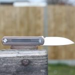 CIVIVI Foldis Front Flipper Knife Black Hand Rubbed Copper Handle (2.67" Silver Bead Blasted Nitro-V Blade) C21044-1 - UK FRIENDLY CARRY KNIFE - - Image 2