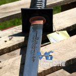 Ten Ryu Hand Forged Ninja Sword High Carbon Steel Blade - MAZ- 017B - Image 5