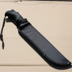 Spartan 15? Blacked Out Survival Machete 3.5mm Thick Full Tang Blade Rubber Grip - T224189-4 - Image 3