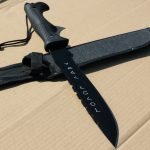 15? Survival Machete 3.5mm Thick Full Tang Blade Rubber Grip - Image 5