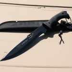 15? Outdoor Machete 3.5mm Thick Full Tang Blade Rubber Grip