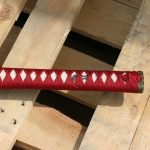 Ryujin Dragon Katana 27 1/2″ T10 Carbon Steel Maru real tamper/Shinogi Zukuri blade - Scabbard w/ Real Ray Skin Top Section - - Image 5