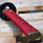 Ryujin Dragon Katana 27 1/2″ T10 Carbon Steel Maru real tamper/Shinogi Zukuri blade - Scabbard w/ Real Ray Skin Top Section - - Image 7