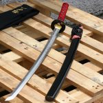 Ryujin Dragon Katana 27 1/2″ T10 Carbon Steel Maru real tamper/Shinogi Zukuri blade - Scabbard w/ Real Ray Skin Top Section -