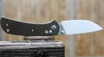 S-TEC Axel Lock EDC Folding Pocket Knife with Carbon Fiber Gold Weave Inlay Handle & D2 Steel Blade - Series 2 (TS022) - Image 11