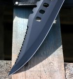 Survivor Large Light Weight Bowie Knife - Blackout Version - HK-2232B - - Image 5