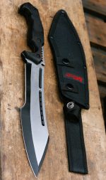 Mtech Short Machete Full Tang w/ Black Pakkawood Handle 9.75" Blade - MT-20-72 - Image 5
