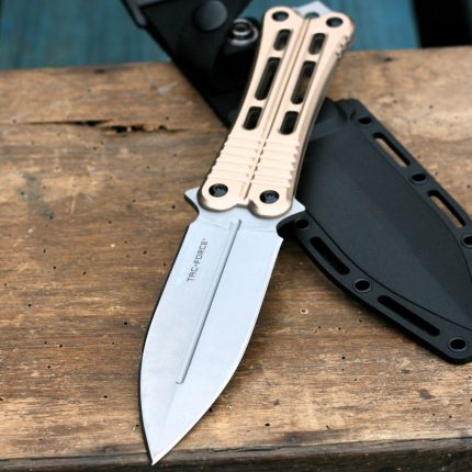 Tac Force "Dagger" - Fixed Blade Knife with Sheath - TF-FIX023BZ