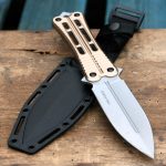 Tac Force "Dagger" - Fixed Blade Knife with Sheath - TF-FIX023BZ - Image 3