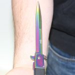 Big G Monster Huge Classic Big Boy Stiletto Pocket Knife 12.5″ - GOL-101G10 - Image 2