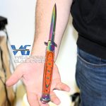 Big G Monster Huge Classic Big Boy Stiletto Pocket Knife 12.5″ - GOL-101WD-RB