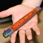 Big G Monster Huge Classic Big Boy Stiletto Pocket Knife 12.5″ - GOL-101WD-RB - Image 4