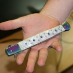 Big G Monster Huge Classic Big Boy Stiletto Pocket Knife 12.5″ - GOL-101P-RB - Image 3