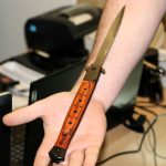 Big G Monster Huge Classic Big Boy Stiletto Pocket Knife 12.5″ - GOL-101WD - Image 4