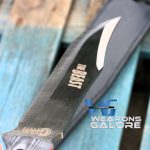 Golan 'Beast' Huge 17.8" Fixed Blade Hunting / Camping / Bush craft Knife - SILVER Version - Image 4