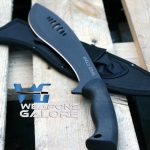 Total Blackout Machete with Rubber Handle Lightweight Design - 004 - Image 4