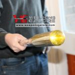 Gold Baseball Bat 30" Light Aluminium Construction - Image 2