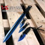 CANES CUTTER BLUE NINJA SWORD SET - GOL-SET-166BL