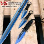 CANES CUTTER BLUE NINJA SWORD SET - GOL-SET-166BL - Image 6