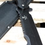 Snake Eye Huge Tactical 16.5" Fixed Blade BLACKOUT VERSION - Hunting Knife - Image 4