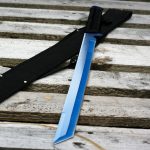 Tactical Ninja Machete / Sword Blue CANES CUTTER TANTO NINJA SWORD SW-20BL