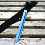 Tactical Ninja Machete / Sword Blue CANES CUTTER TANTO NINJA SWORD SW-20BL - Image 4