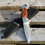 Pakkawood Handle Classic Survival Knife with Fire Starter - 450 - Image 7