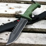 MTECH SAW-BACK CLIP POINT ALL PURPOSE BOWIE KNIFE – MT-20-57GN