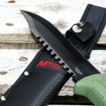 MTECH SAW-BACK CLIP POINT ALL PURPOSE BOWIE KNIFE – MT-20-57GN - Image 2