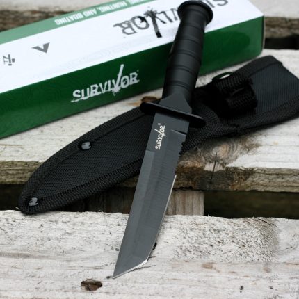 Survivor Outdoor 'Back Up' Fixed Tanto Blade - HK-1023TN