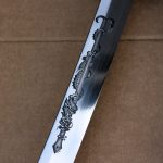 RYUJIN 39.3" 5 1065 High Carbon Steel "Sea- Dragon " Samurai Sword / Katana - T64219 - Image 2