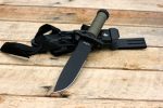 STEC 12.75" TACTICAL SURVIVAL Hunting FIXED BLADE For Practical Use Durable Knife Army Bowie w W/Fire Starter, Sharperning Tool, Comapass, Whistle