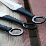 Expandbles 3pc Kunai Throwing Knife Set & Sheath - KTHR-111 - Image 7
