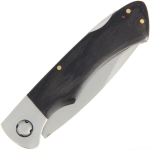 Classic Black Pakkawood Lockback Knife - K-LK-341 - Image 2