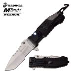 U.S. MARINES BY MTECH USA FLIPPER ASSISTED OPENING KNIFE - M-A1056SB