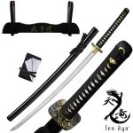 Ten Ryu HAND FORGED WARRIOR SAMURAI SWORD 40.9" OVERALL - MAZ-019BK