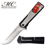 Masters Collection Flipper Assisted Opening Knife Devil Design - MC-A052S
