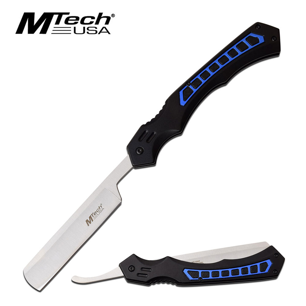 MT-1007BL MTECH USA Cutthroat Razor - MT-1007BL - Image 1