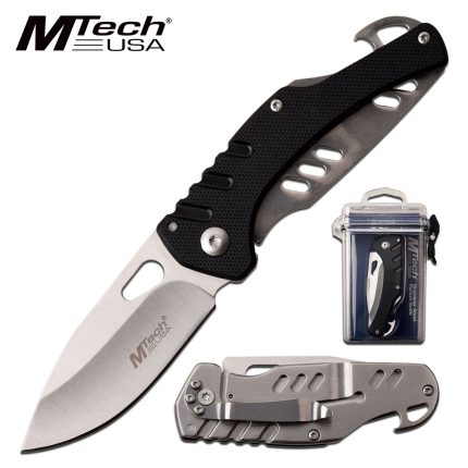 MTech Bottle Opener Folding Knife - MT-1015BK