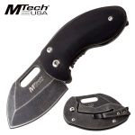 MTech SHEEPSFOOT Blade Folding Knife - MT-1031BK