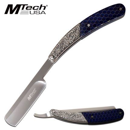 MTECH USA CUT THROAT RAZOR - MT-1075BL
