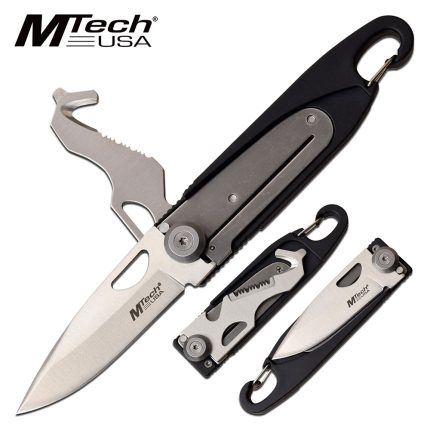 MTech Frame lock Stainless Steel Multi-Tool Folding Knife -1102BK