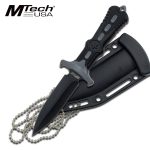 MTech Fixed Blade Knife - Neck Knife MT-20-14GY