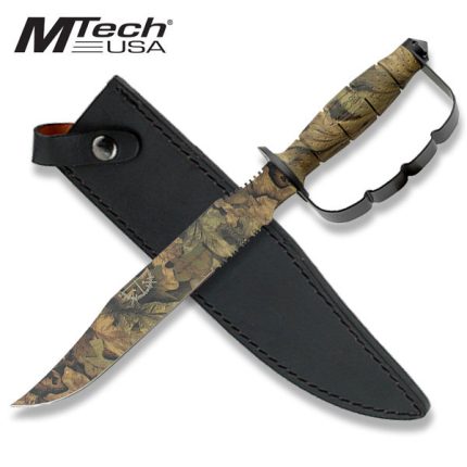 MTech USA HAND GUARD FIXED BLADE KNIFE - MT-20-36CA