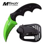 MTech USA HAWK BILL KARAMBIT KNIFE - MT-20-63 GREEN