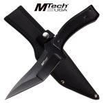 MTECH USA - UPSWEPT TANTO FIXED BLADE KNIFE - MT-20-88BK